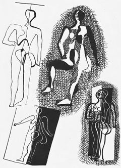 Picasso, Composition (J/Vollard 193; Monod 10485), Hélène chez Archimède (after)