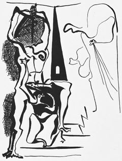 Picasso, Composition (J/Vollard 193; Monod 10485), Hélène chez Archimède (after)