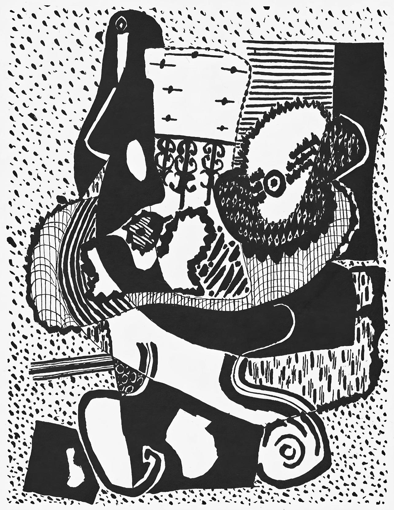 Picasso, Composition (J/Vollard 193; Monod 10485), Hélène chez Archimède (after)