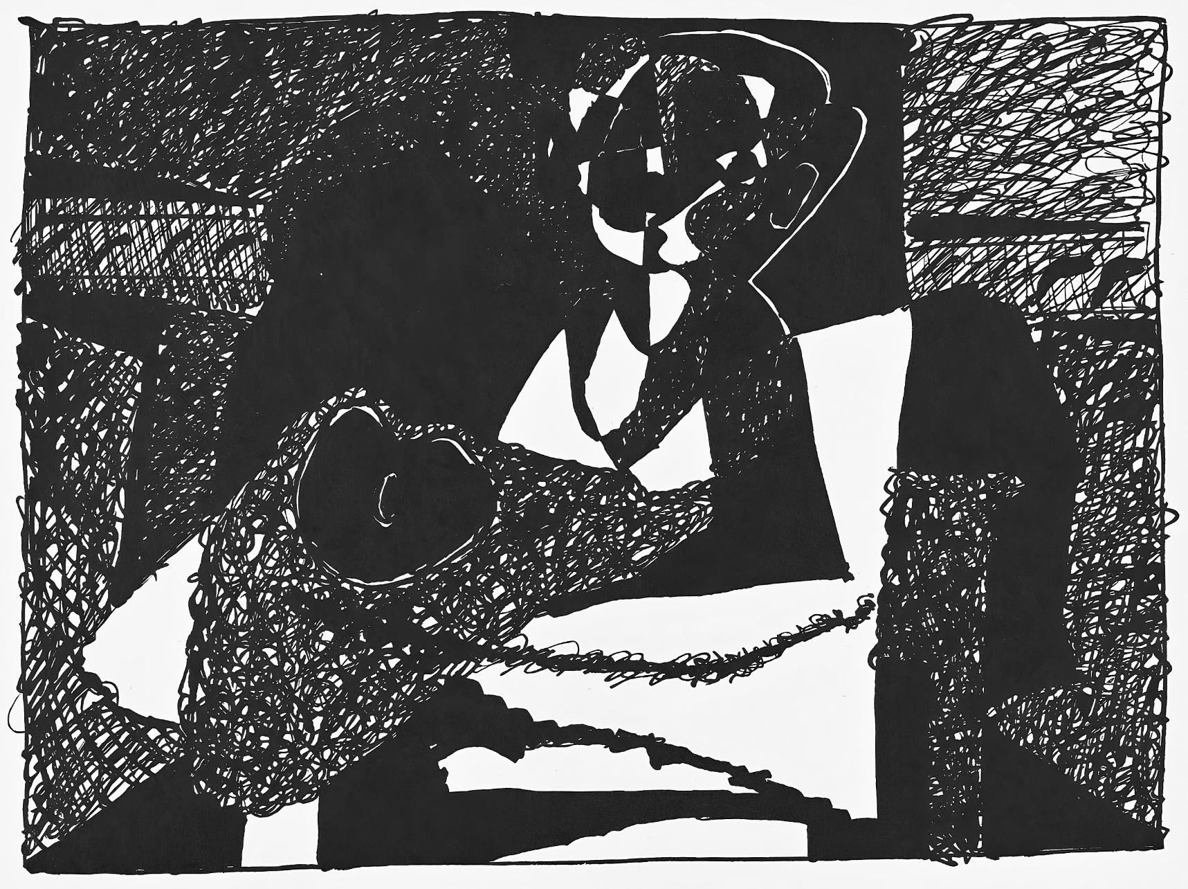Picasso, Composition (J/Vollard 193; Monod 10485), Hélène chez Archimède (after)