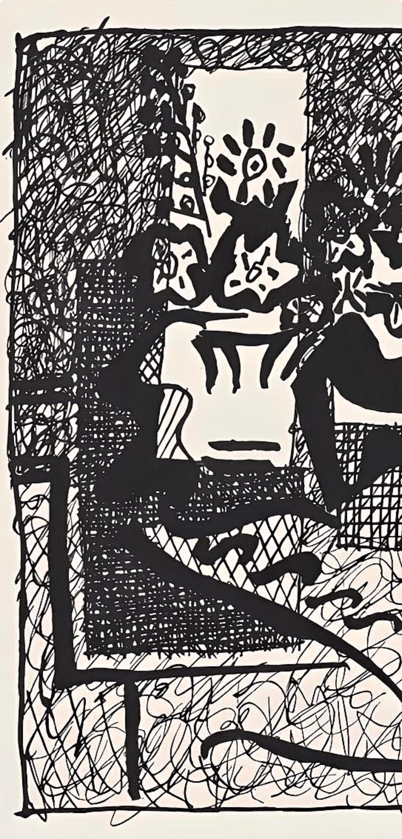 Picasso, Composition (Johnson, Vollard 193), Hélène chez Archimède (after) - Print by Pablo Picasso