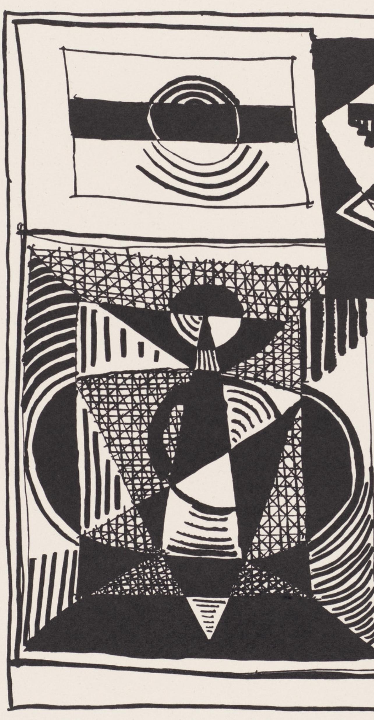 Picasso, Composition (Johnson, Vollard 193), Hélène chez Archimède (d'après) - Print de Pablo Picasso