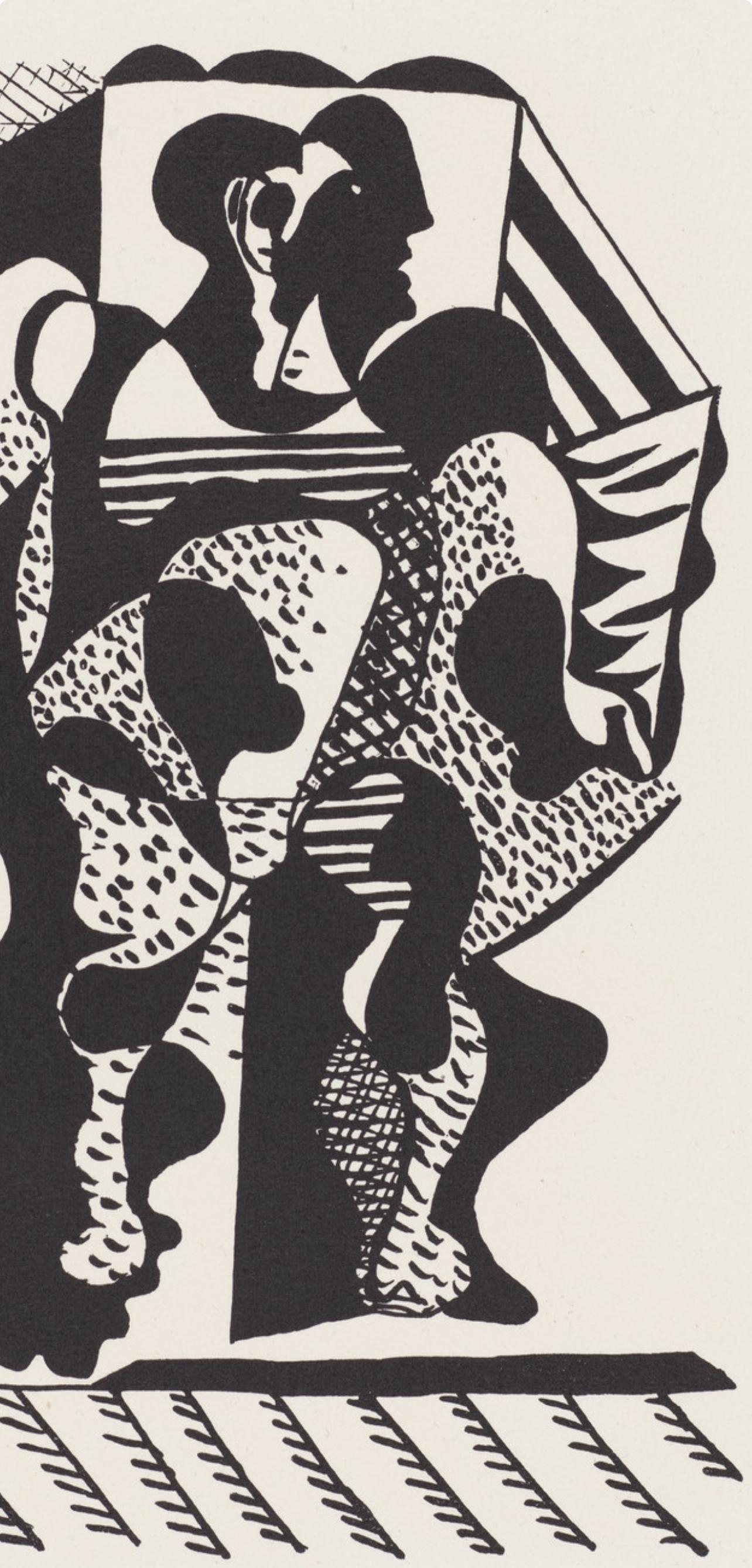 Picasso, Composition (Johnson, Vollard 193), Hélène chez Archimède (d'après) - Print de Pablo Picasso
