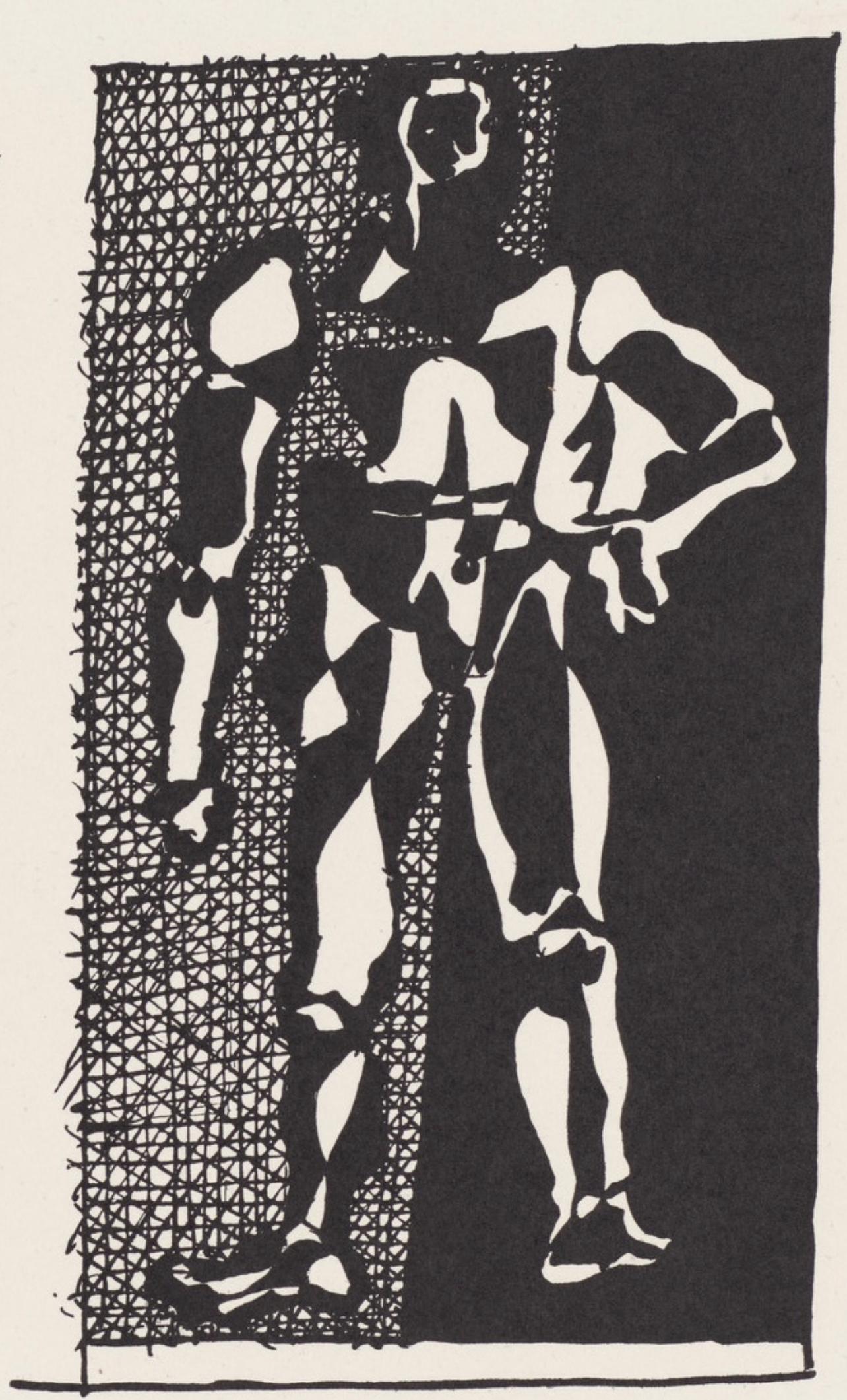 Picasso, Composition (Johnson, Vollard 193), Hélène chez Archimède (d'après) - Moderne Print par Pablo Picasso