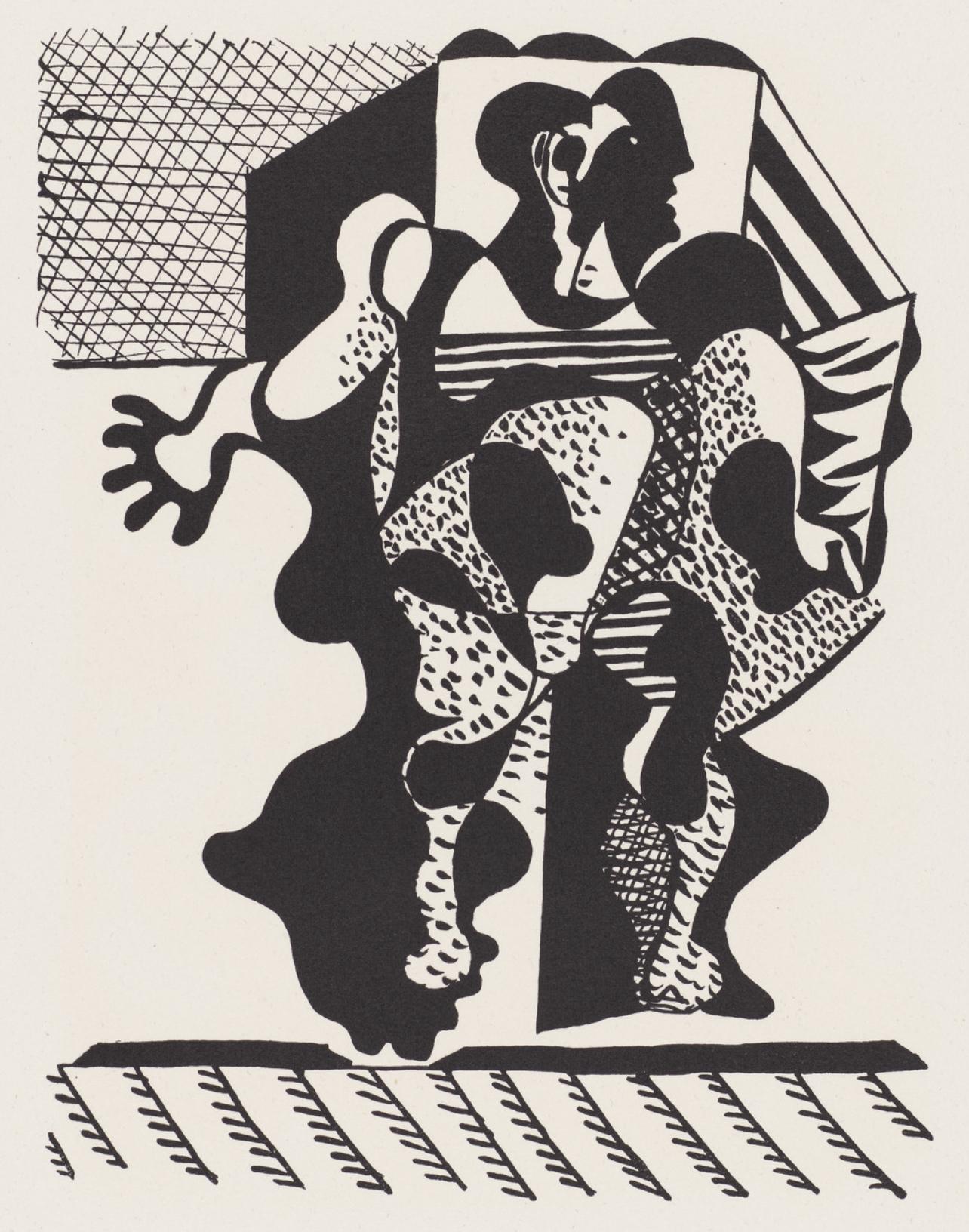 Landscape Print Pablo Picasso - Picasso, Composition (Johnson, Vollard 193), Hélène chez Archimède (d'après)