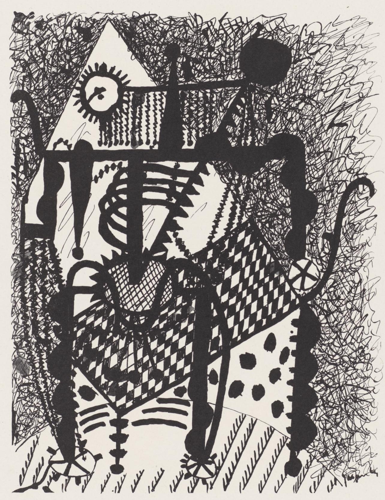 Pablo Picasso Landscape Print - Picasso, Composition (Johnson, Vollard 193), Hélène chez Archimède (after)