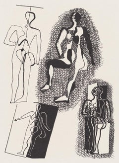 Used Picasso, Composition (Johnson, Vollard 193), Hélène chez Archimède (after)