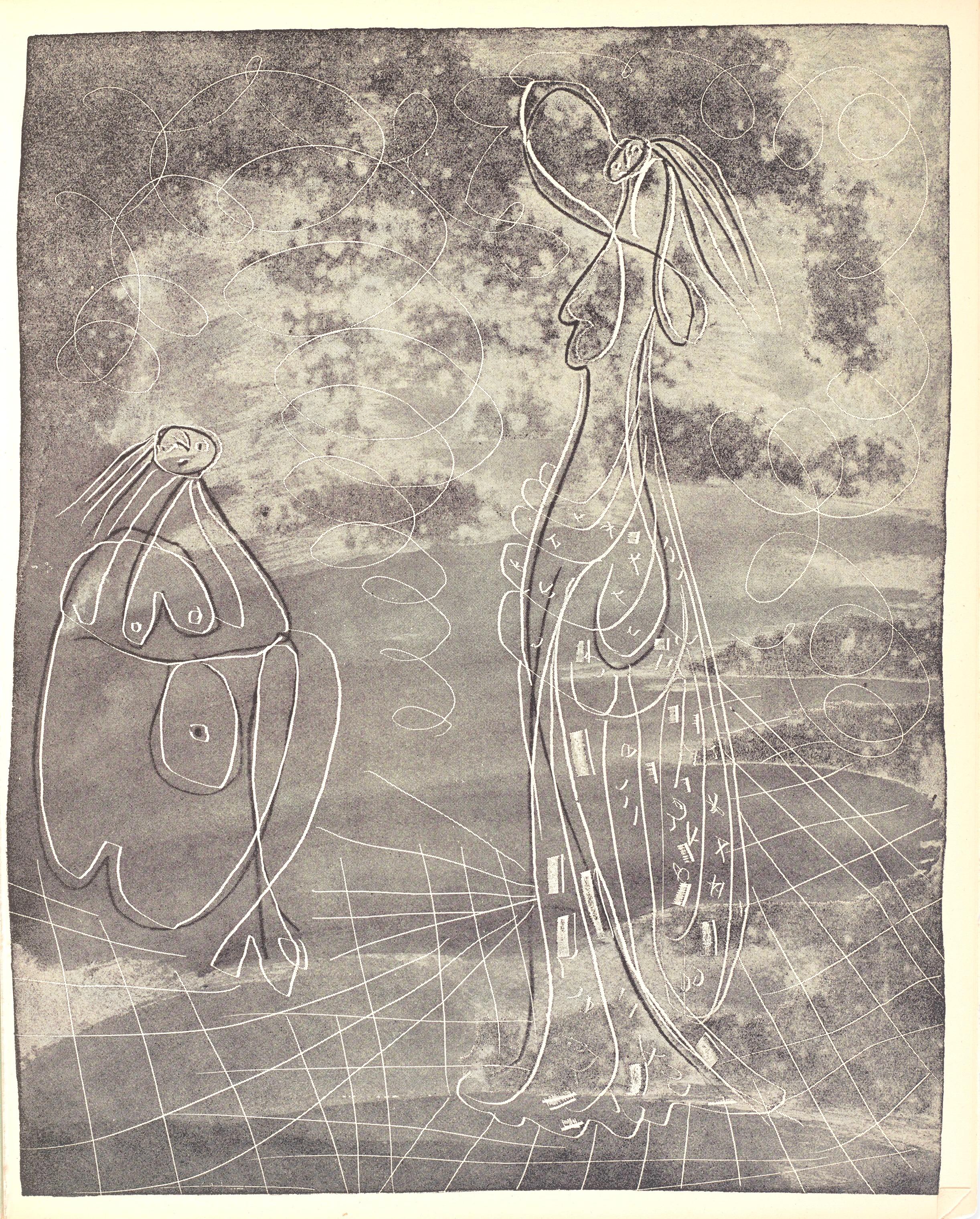 Picasso, Composition, La Chèvre-Feuille (after) For Sale 1