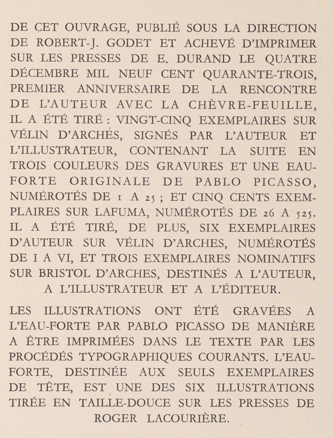 Picasso, Composition, La Chèvre-Feuille (after) For Sale 2