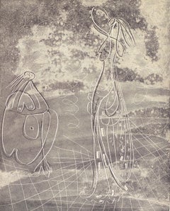 Used Picasso, Composition, La Chèvre-Feuille (after)