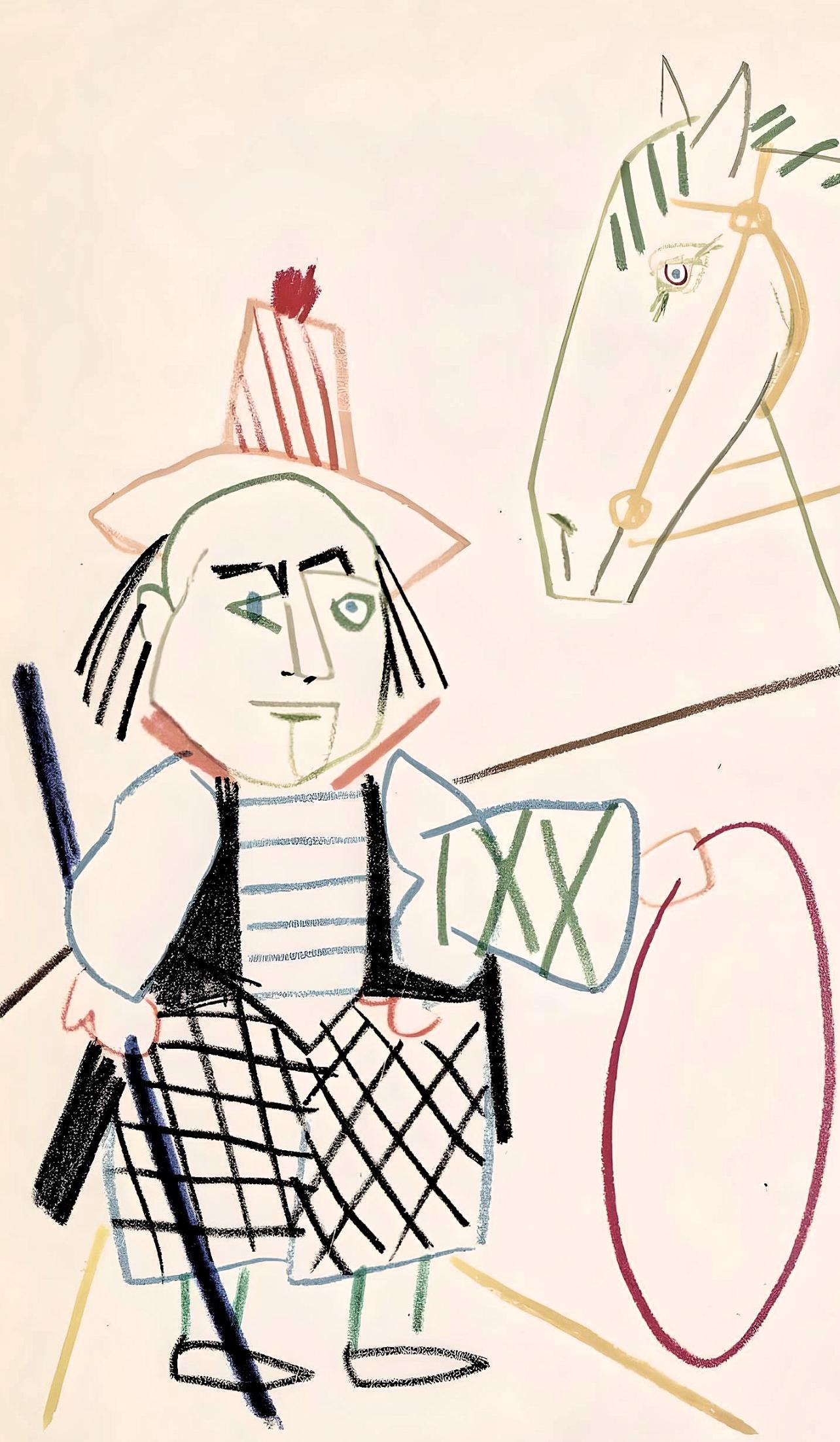 Picasso, Composition, La Comédie Humaine (after) - Print by Pablo Picasso