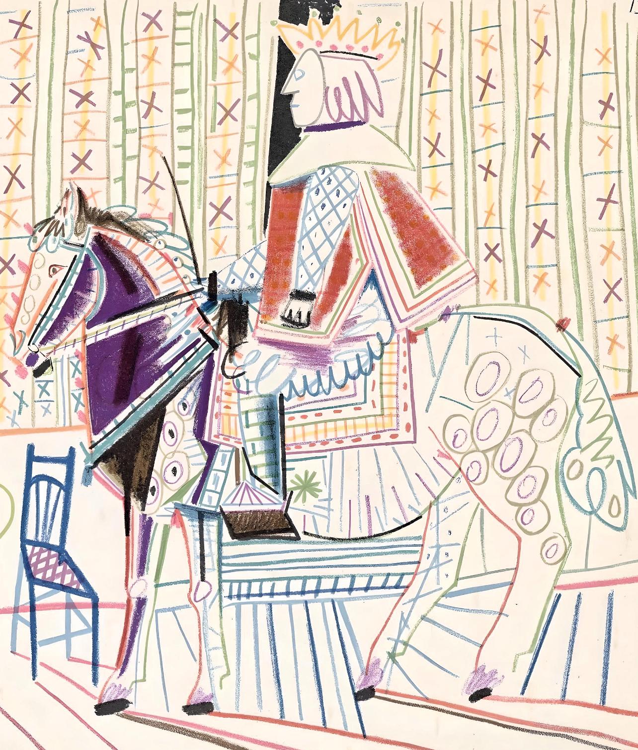 Picasso, Composition, La Comédie Humaine (after) - Print by Pablo Picasso