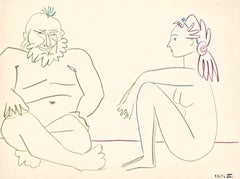 Vintage Picasso, Composition, La Comédie Humaine (after)