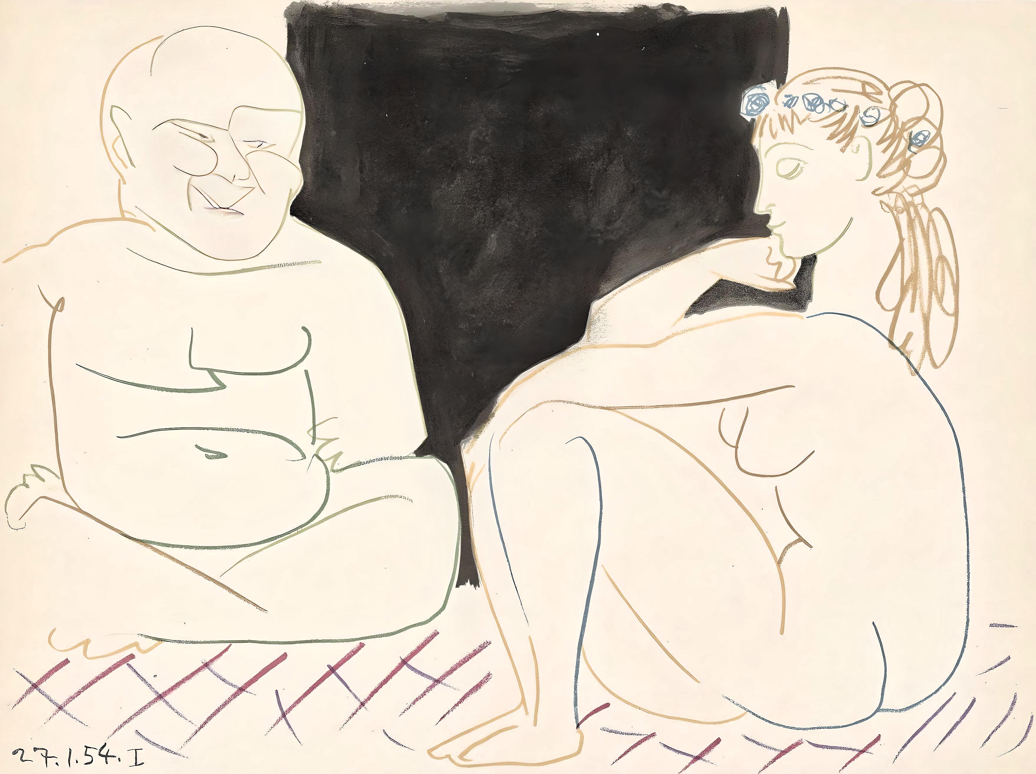 Picasso, Composition, La Comédie Humaine (after)