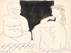 Picasso, Composition, La Comédie Humaine (d'après)