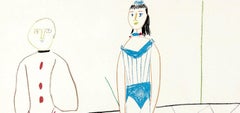 Picasso, Composition, La Comédie Humaine, Verve: Revue Artistique (after)