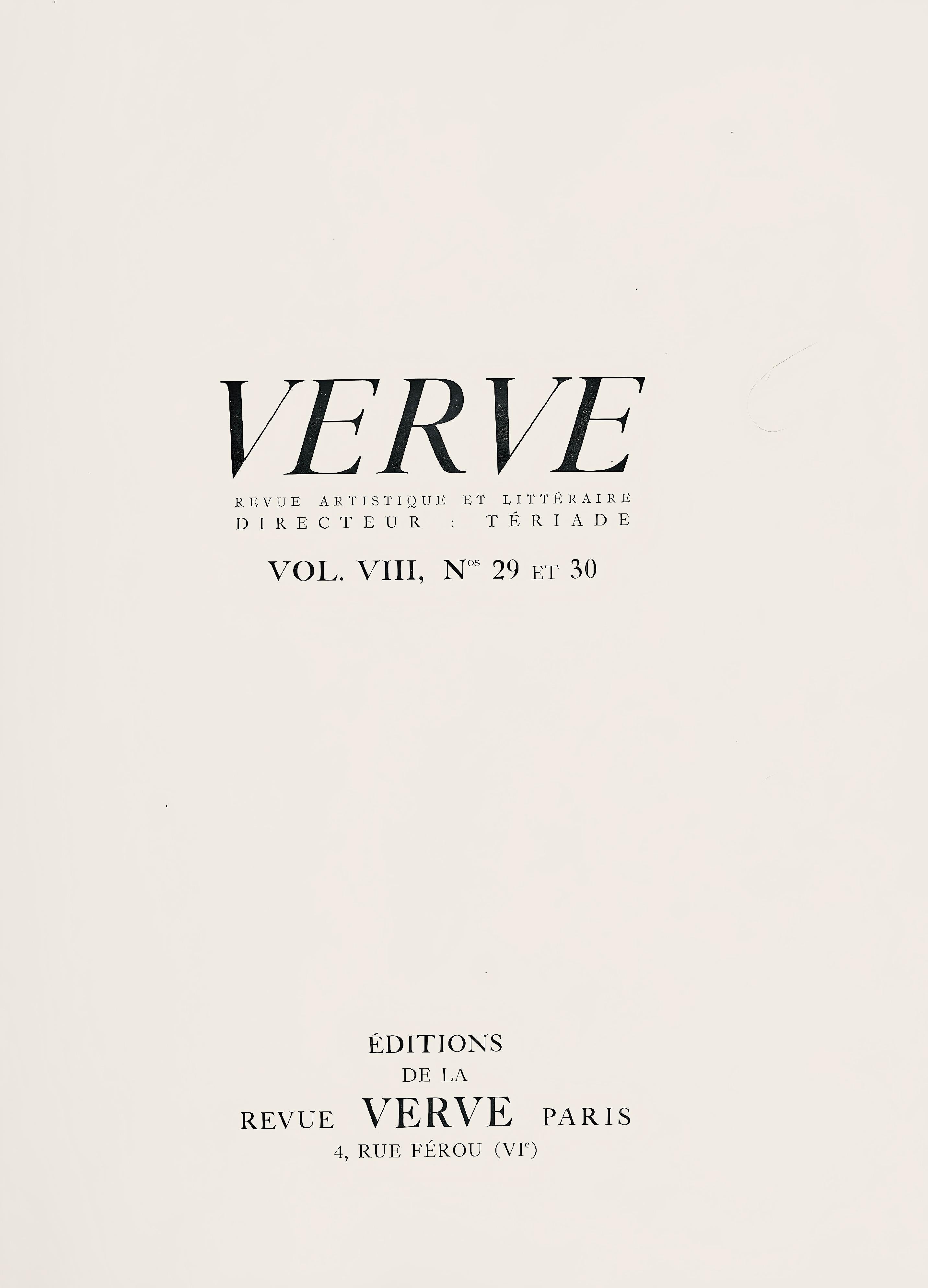 Picasso, Komposition, La Comédie Humaine, Verve: Revue Artistique (nach) im Angebot 1