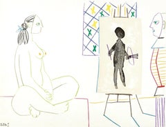 Picasso, Komposition, La Comédie Humaine, Verve: Revue Artistique (nach)