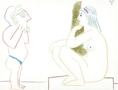 Picasso, Komposition, La Comédie Humaine, Verve: Revue Artistique (nach)