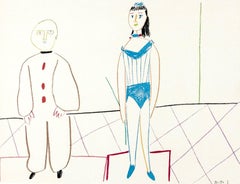 Picasso, Composition, La Comédie Humaine, Verve: Revue Artistique (after)