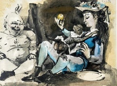 Picasso, Komposition, La Comédie Humaine, Verve: Revue Artistique (nach)