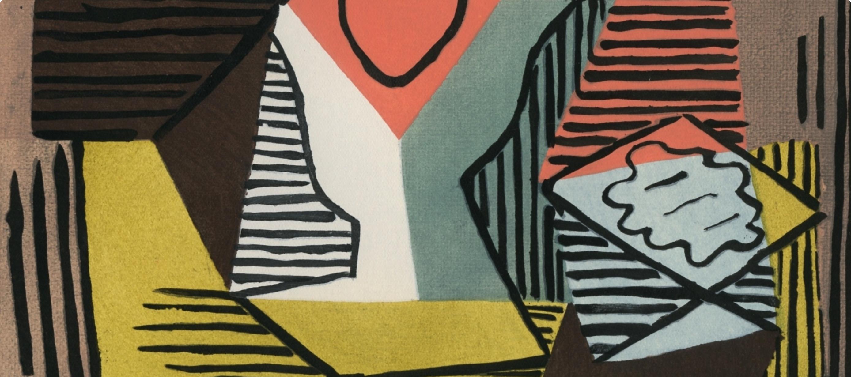 Picasso, Composición, El Arte Cubista, Teorías y Realizaciones (después) - Landscape Print Negro de Pablo Picasso