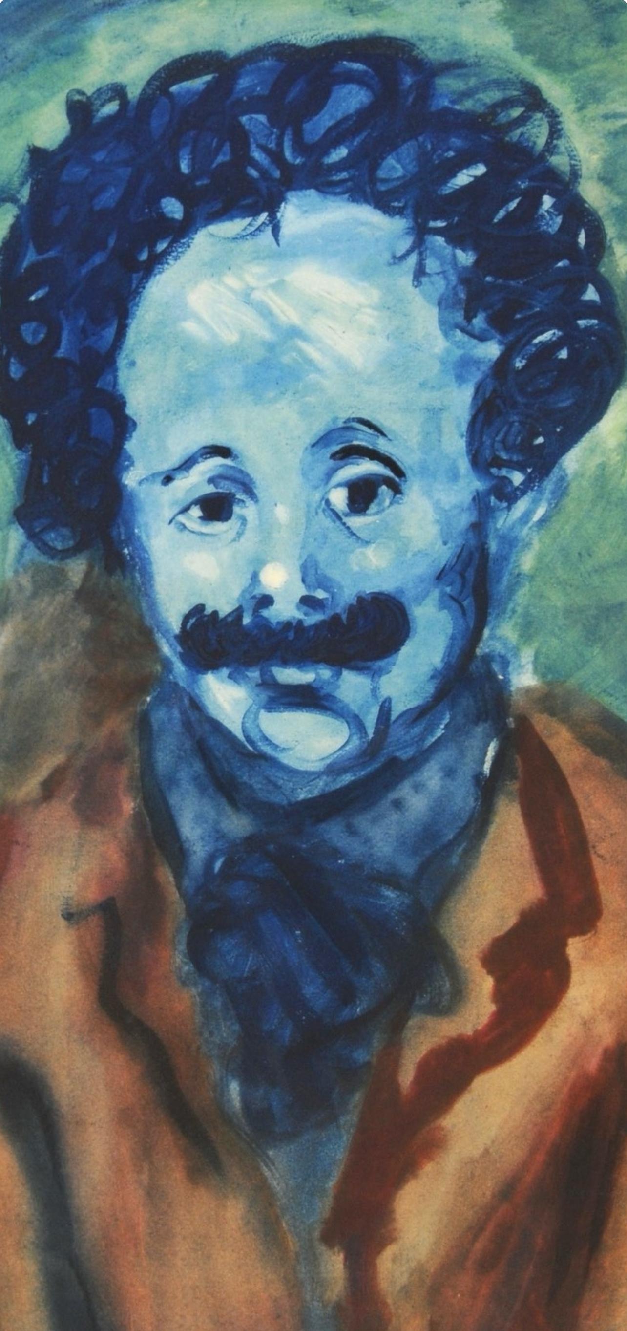 Picasso, Composition, Les Bleus de Barcelone (après) - Print de Pablo Picasso