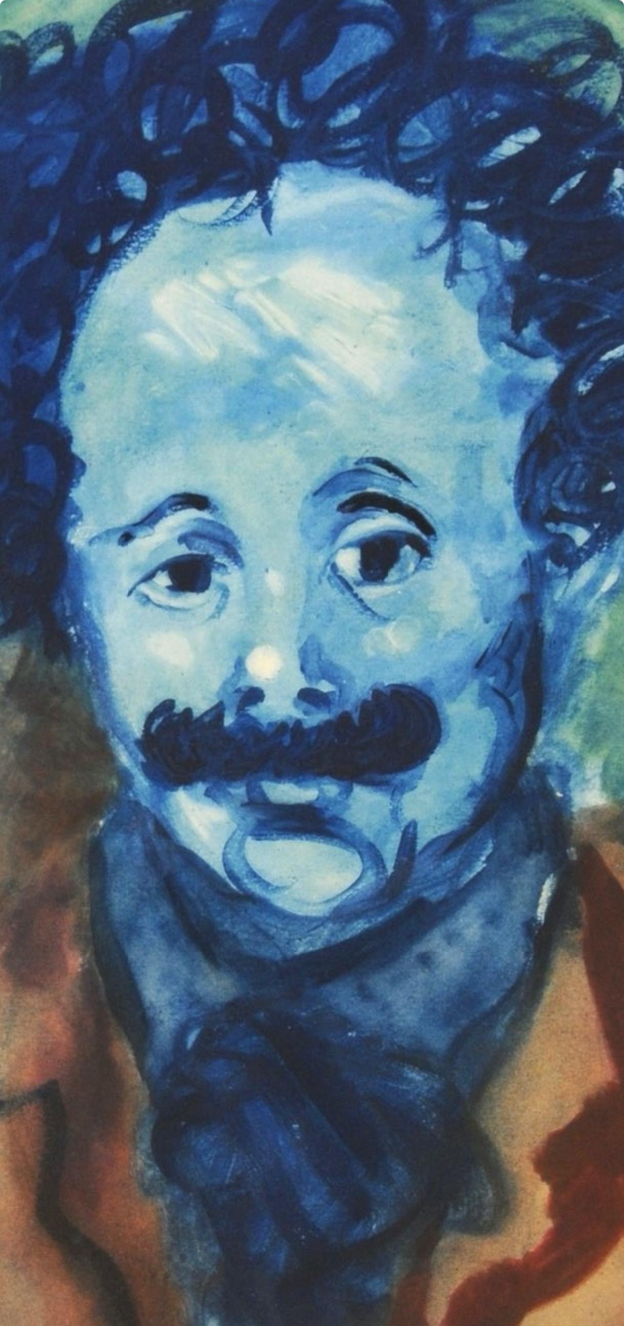 Picasso, Composition, Les Bleus de Barcelone (après) - Moderne Print par Pablo Picasso
