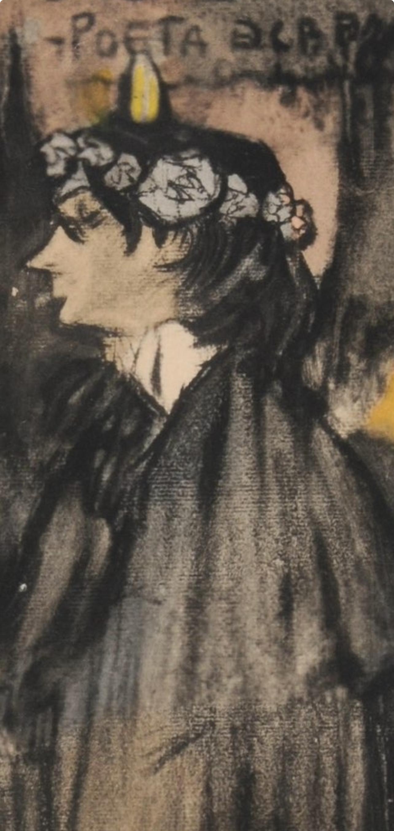Picasso, Composition, Les Bleus de Barcelone (après) - Moderne Print par Pablo Picasso