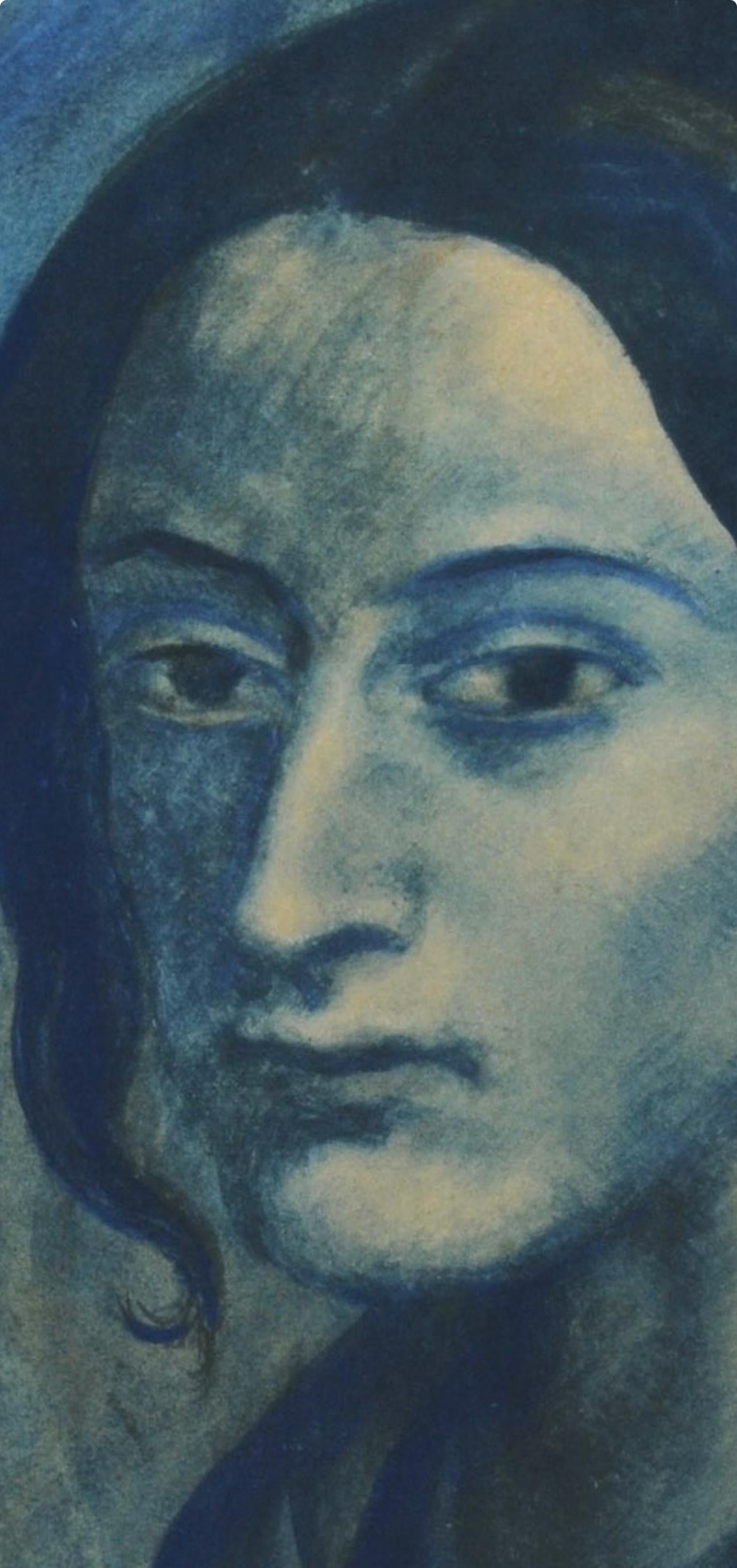 Picasso, Komposition, Les Bleus de Barcelone (nachdem) (Moderne), Print, von Pablo Picasso
