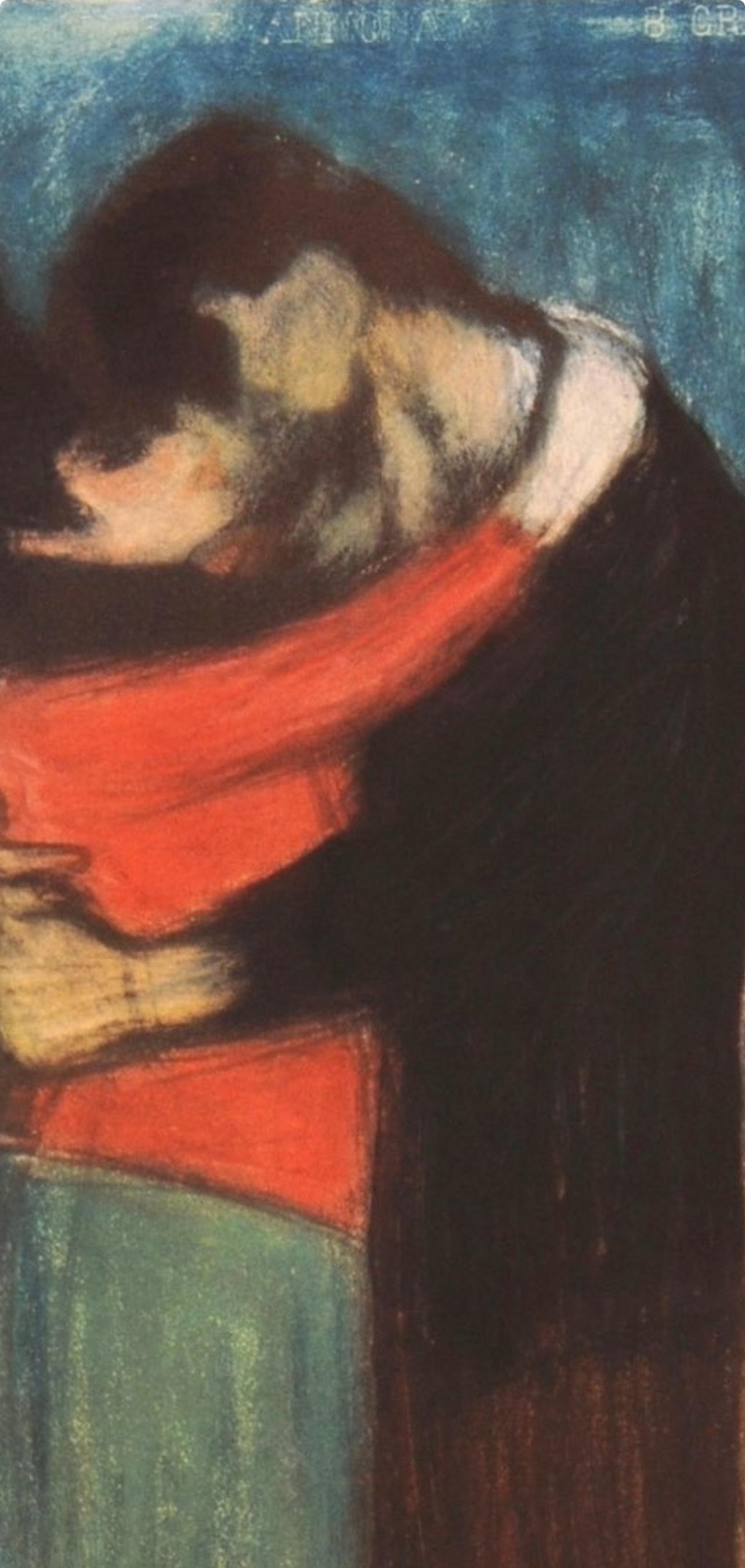 Picasso, Composition, Les Bleus de Barcelone (after) For Sale 1