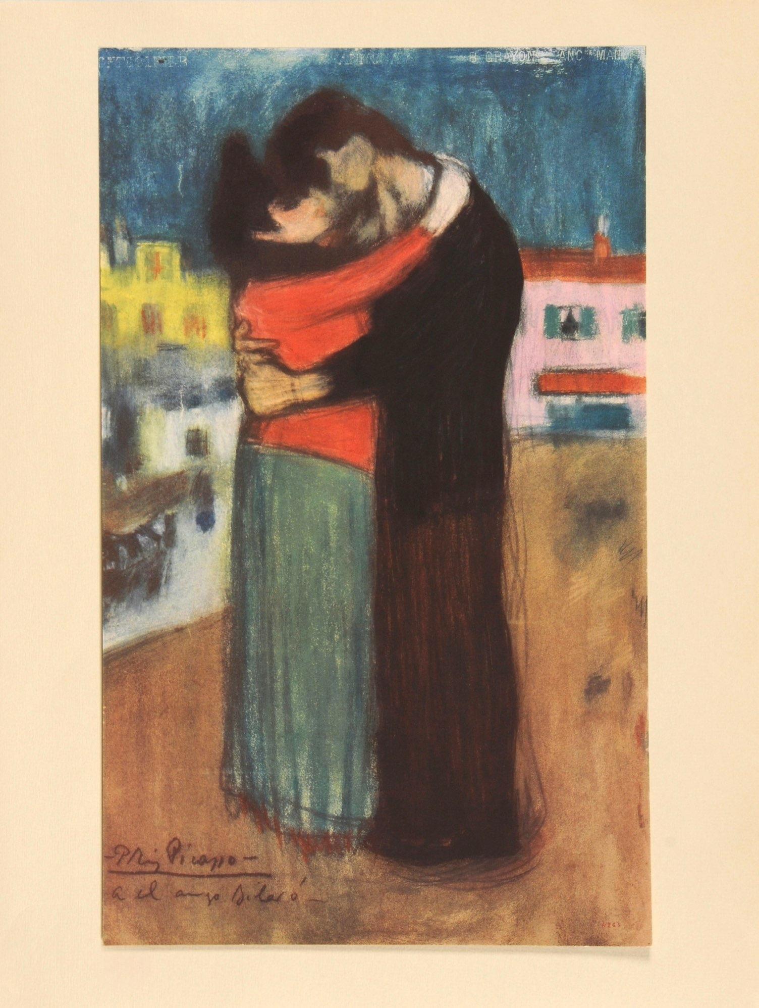 Picasso, Composition, Les Bleus de Barcelone (after) For Sale 2