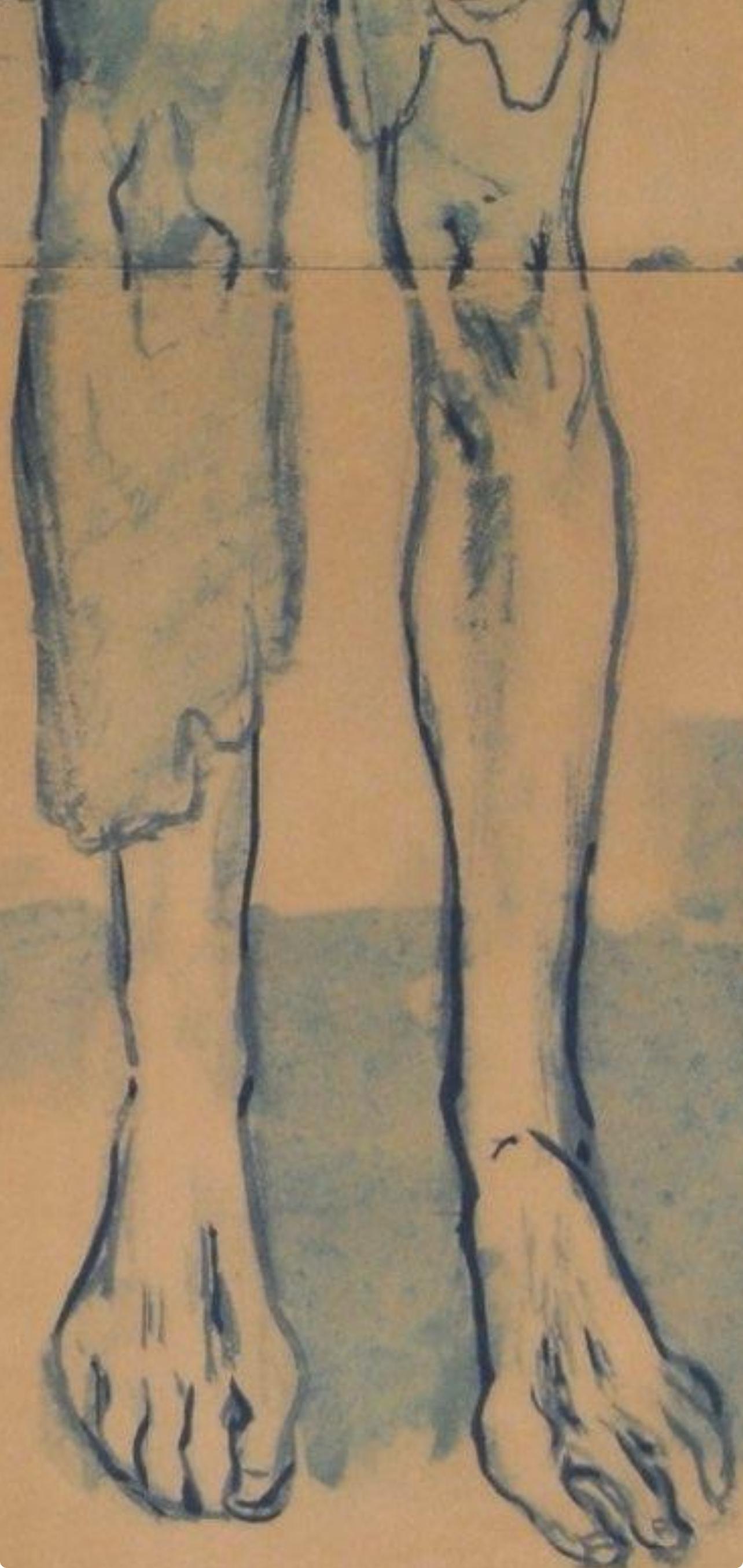 Picasso, Composition, Les Bleus de Barcelone (after) For Sale 2