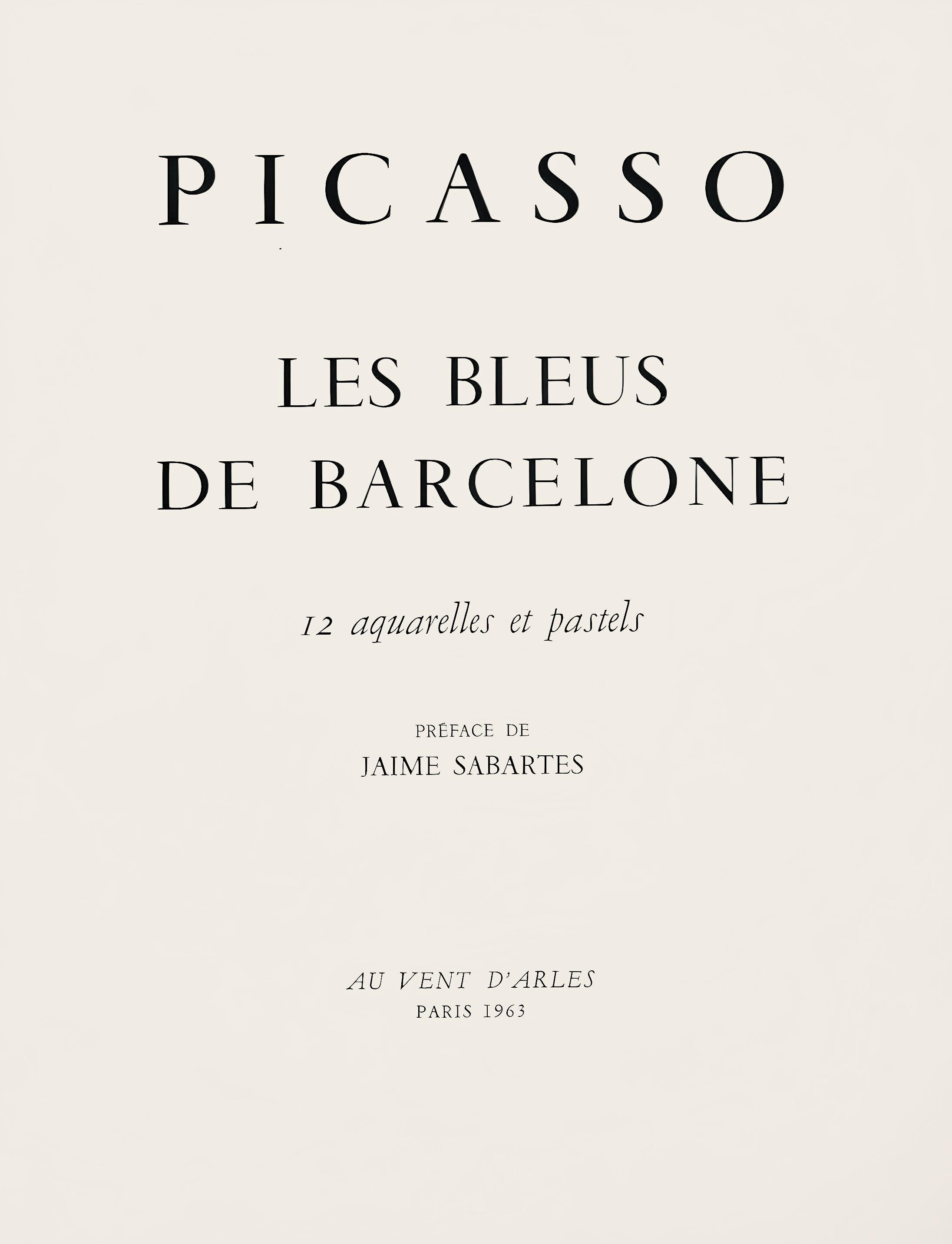 Picasso, Composition, Les Bleus de Barcelone (after) For Sale 3