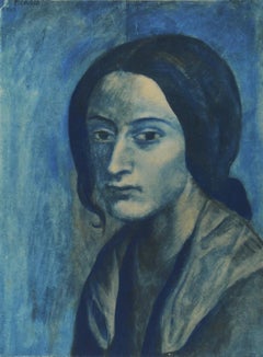 Picasso, Composition, Les Bleus de Barcelone (after) Used Picasso, Composition, Les Bleus de Barcelone (after)