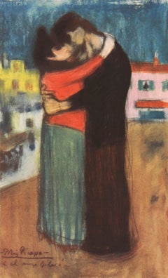 Picasso, Composition, Les Bleus de Barcelone (after)