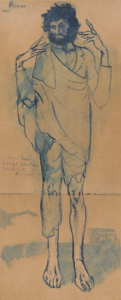 Picasso, Composition, Les Bleus de Barcelone (after)