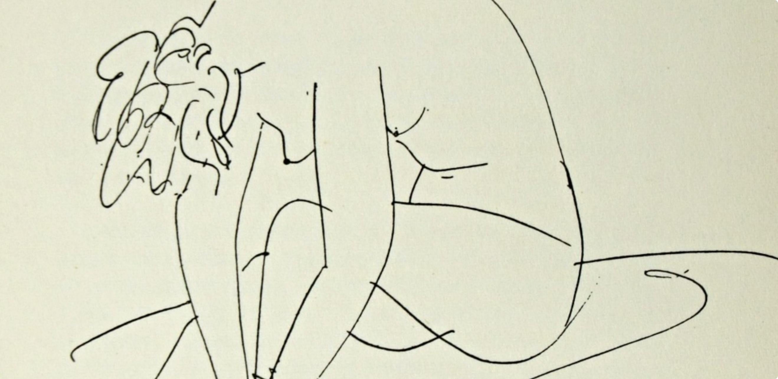 Picasso, Composition, Les Cavaliers d'Ombre (après) - Print de Pablo Picasso