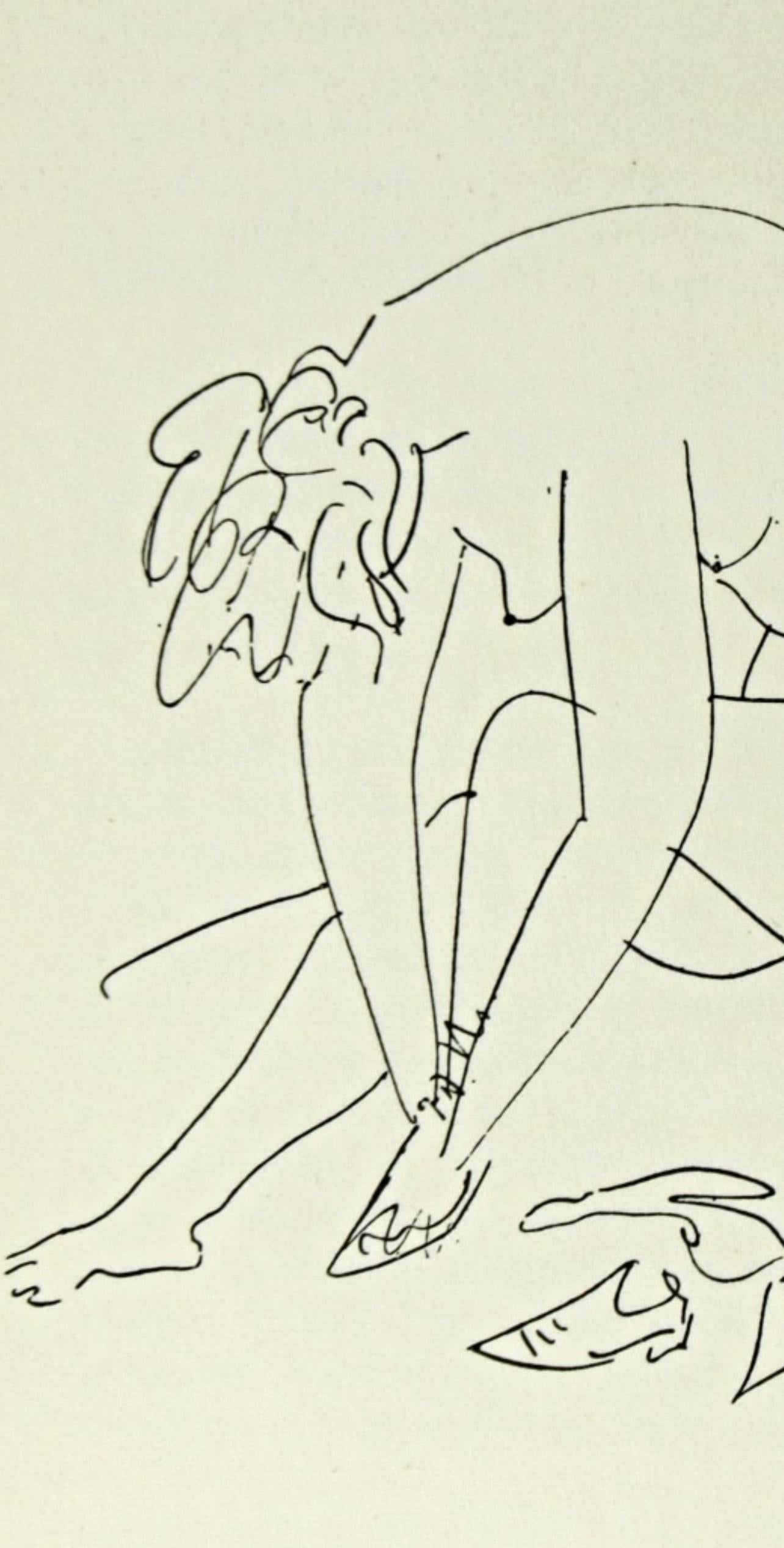 Picasso, Composition, Les Cavaliers d'Ombre (après) - Moderne Print par Pablo Picasso