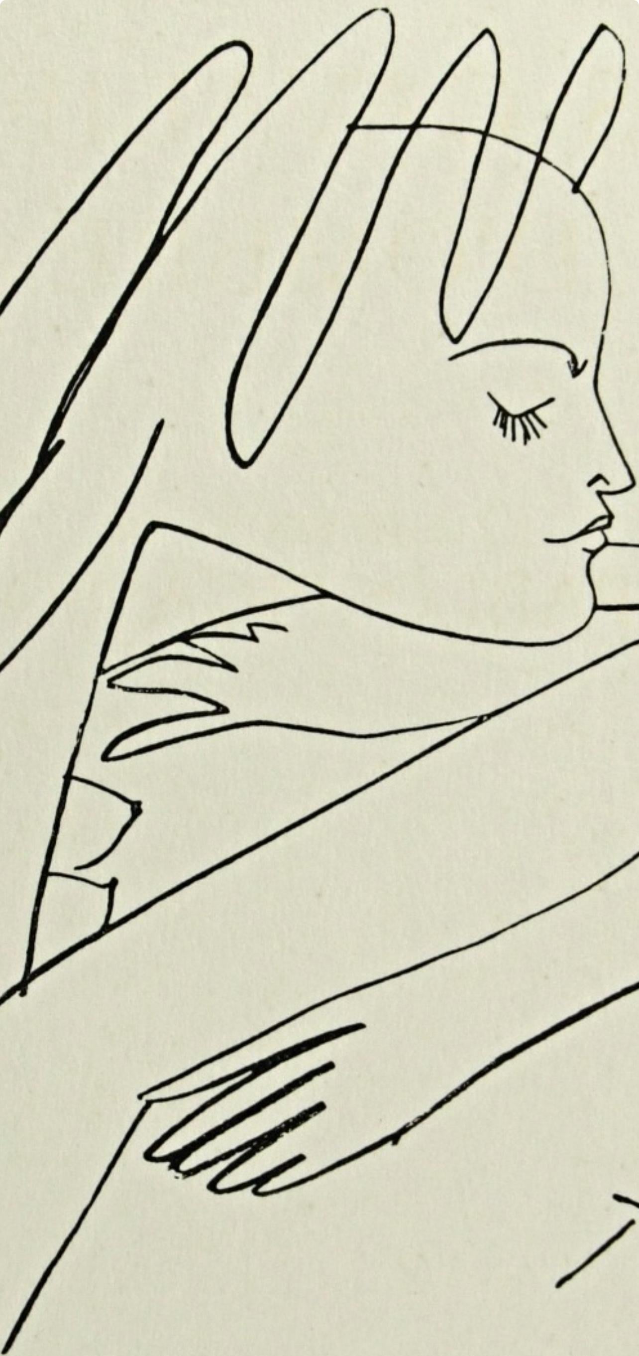 Picasso, Composition, Les Cavaliers d'Ombre (after) - Modern Print by Pablo Picasso