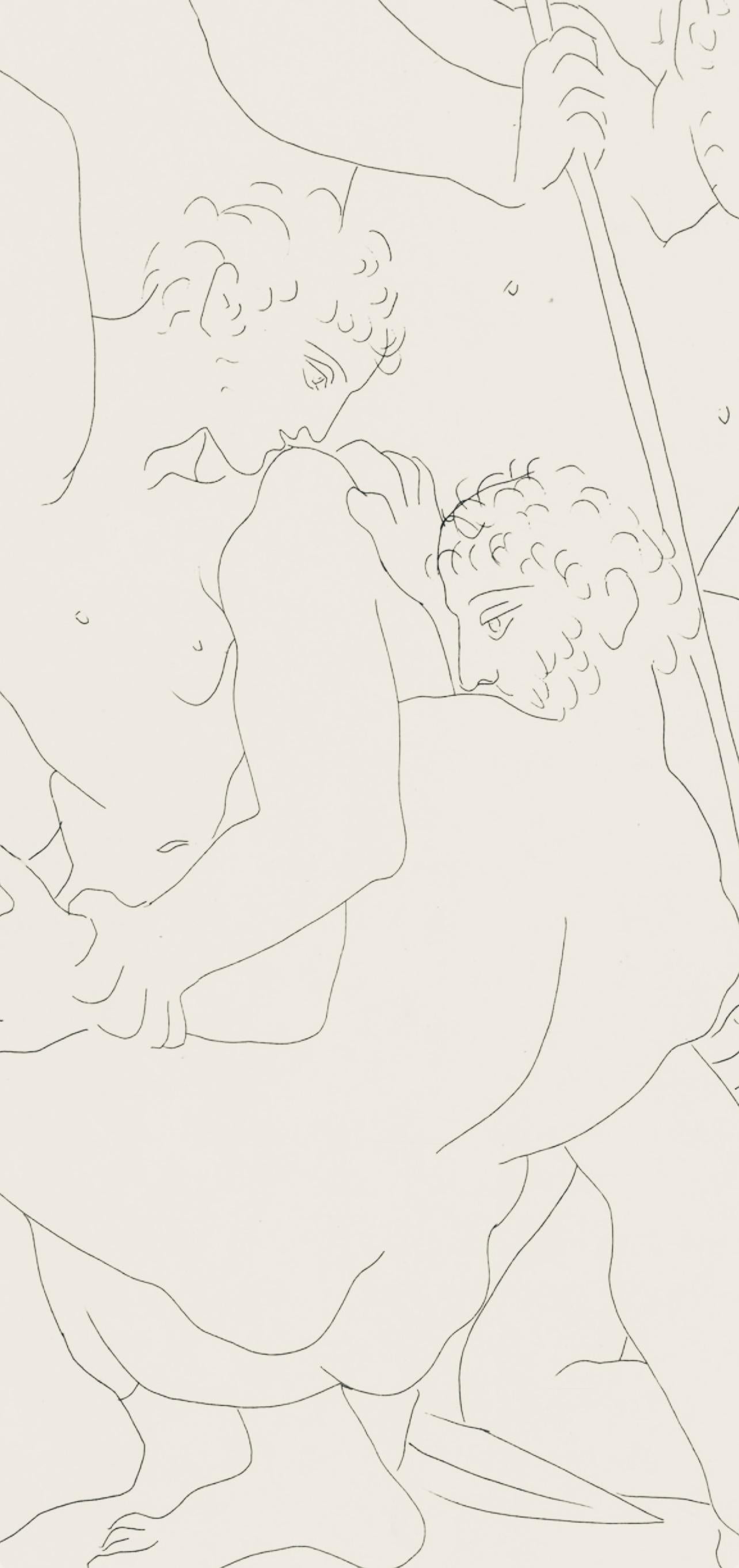 Picasso, Composition, Les Métamorphoses (d'après) - Print de Pablo Picasso