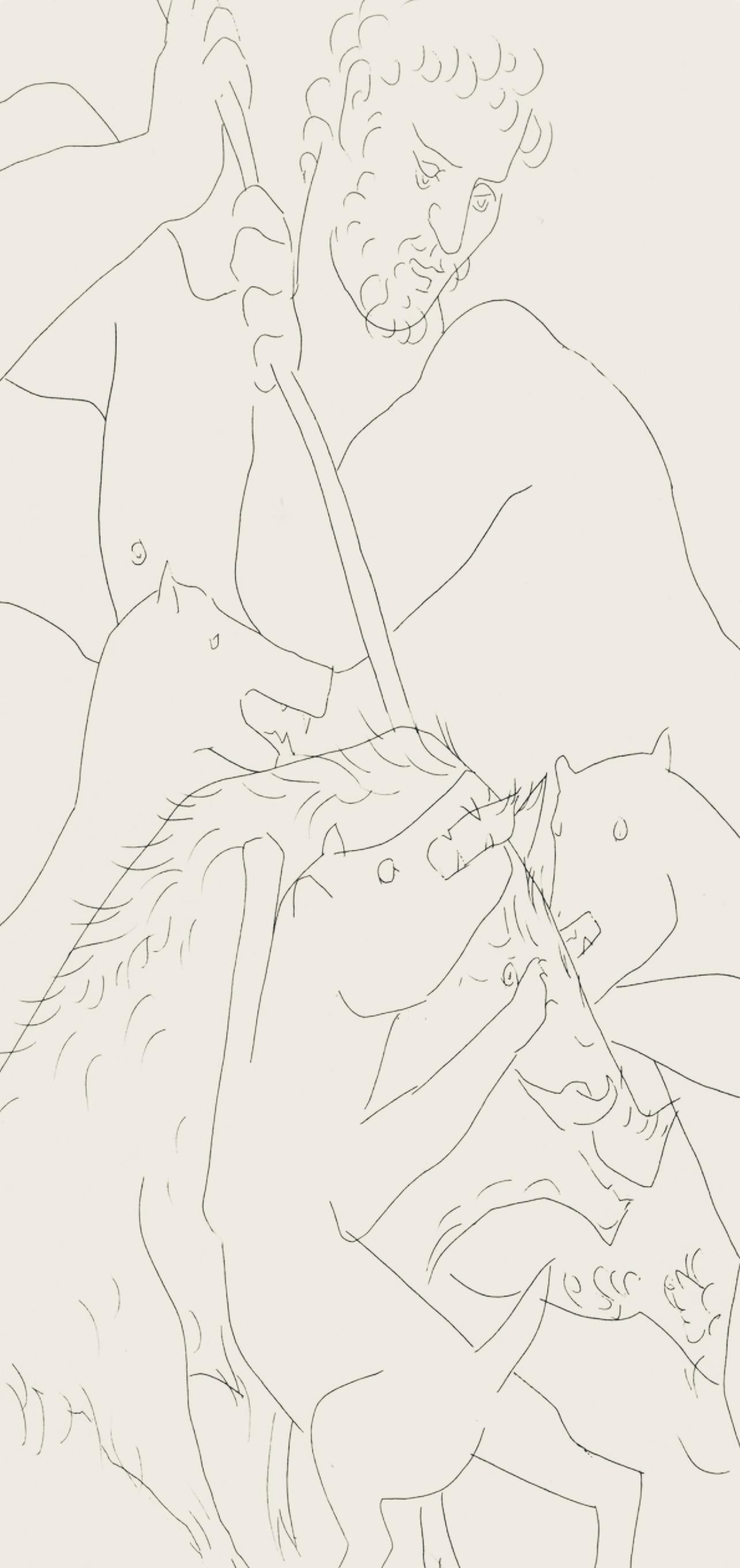Picasso, Composition, Les Métamorphoses (after) - Print by Pablo Picasso