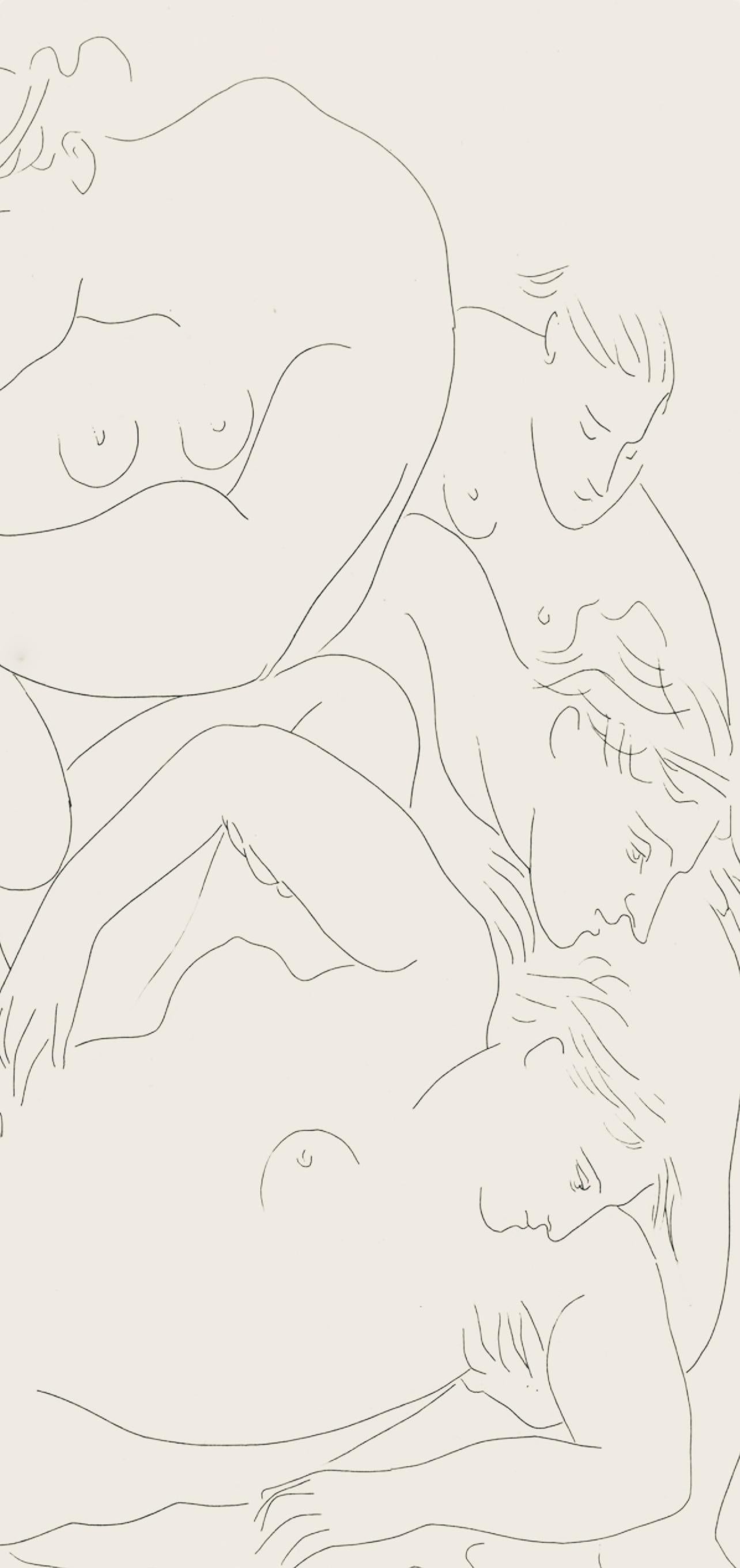 Picasso, Composition, Les Métamorphoses (d'après) - Print de Pablo Picasso