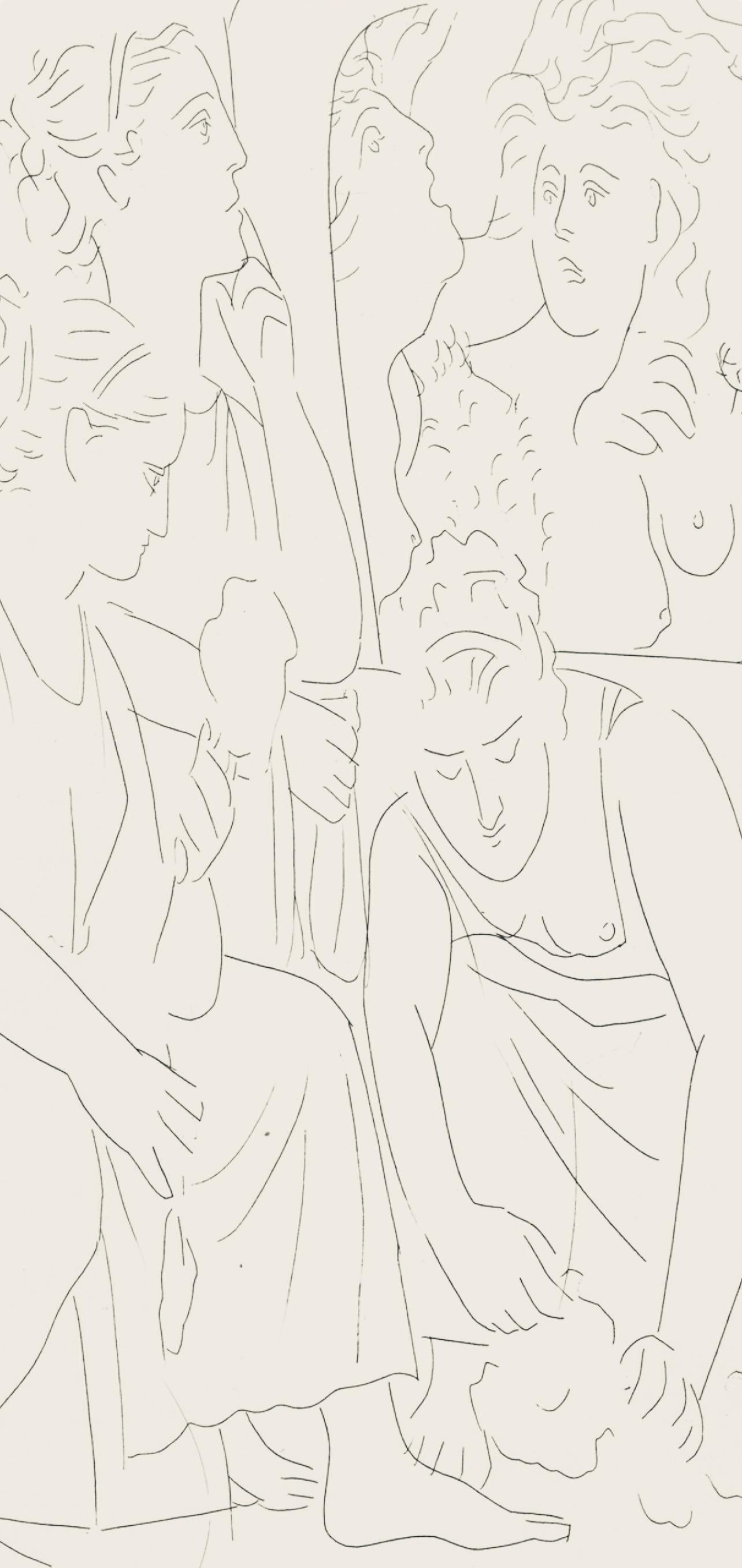 Picasso, Composition, Les Métamorphoses (d'après) - Print de Pablo Picasso