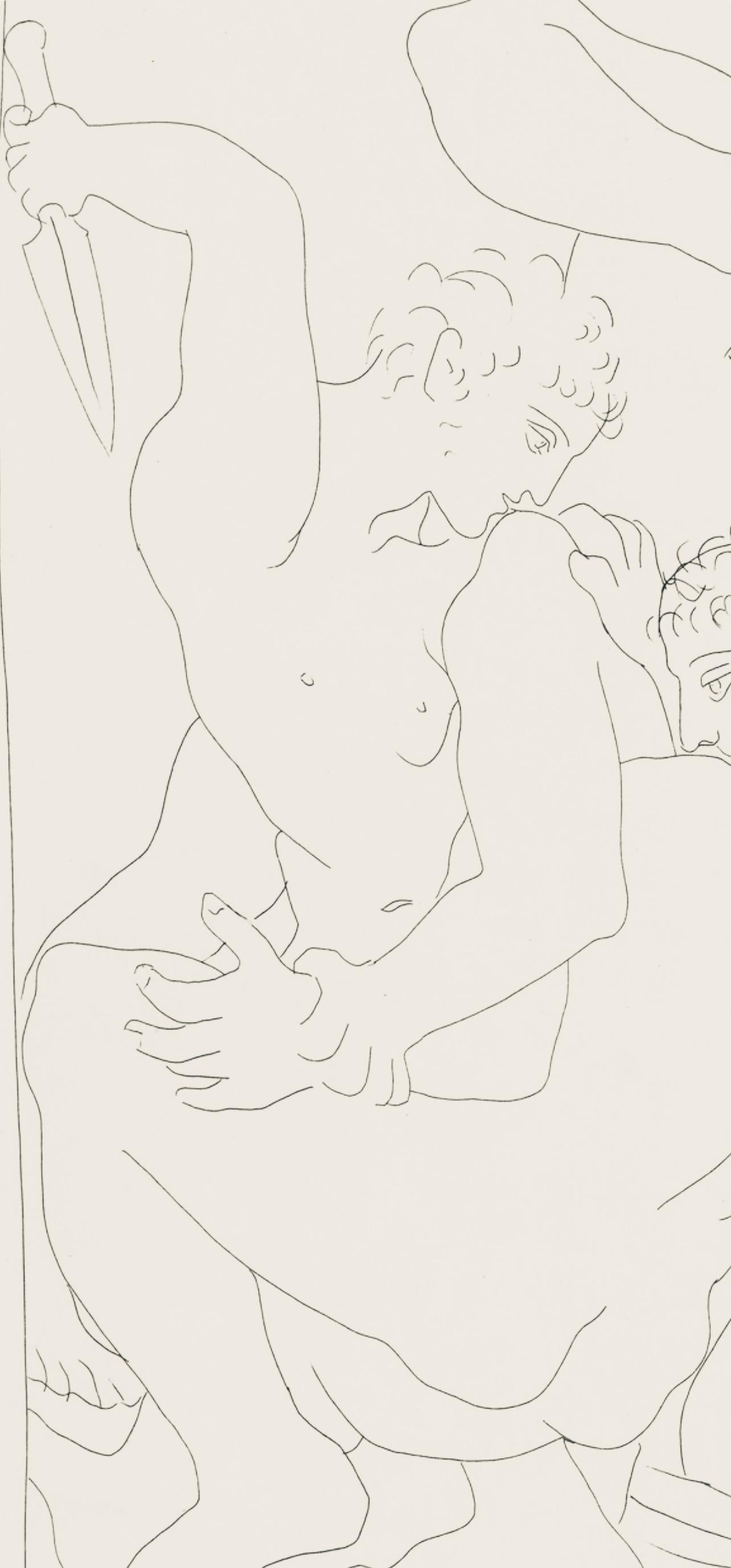 Picasso, Composition, Les Métamorphoses (d'après) - Cubisme Print par Pablo Picasso