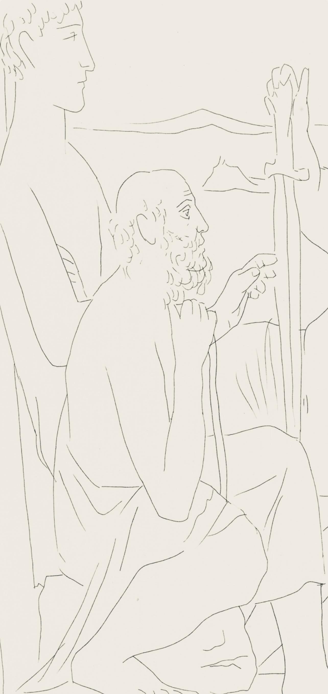 Picasso, Composition, Les Métamorphoses (after) - Cubist Print by Pablo Picasso