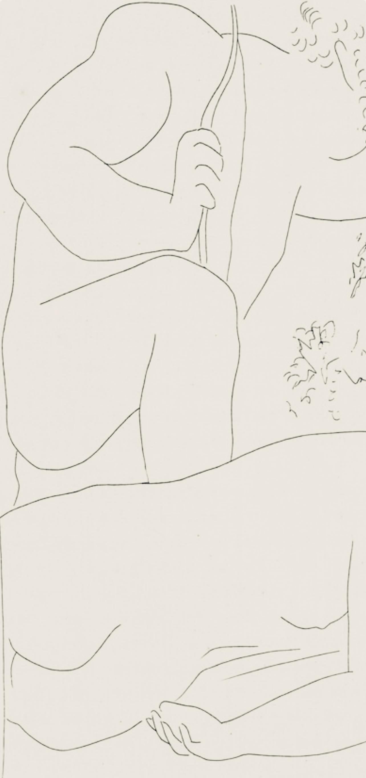 Picasso, Composition, Les Métamorphoses (after) - Beige Figurative Print by Pablo Picasso