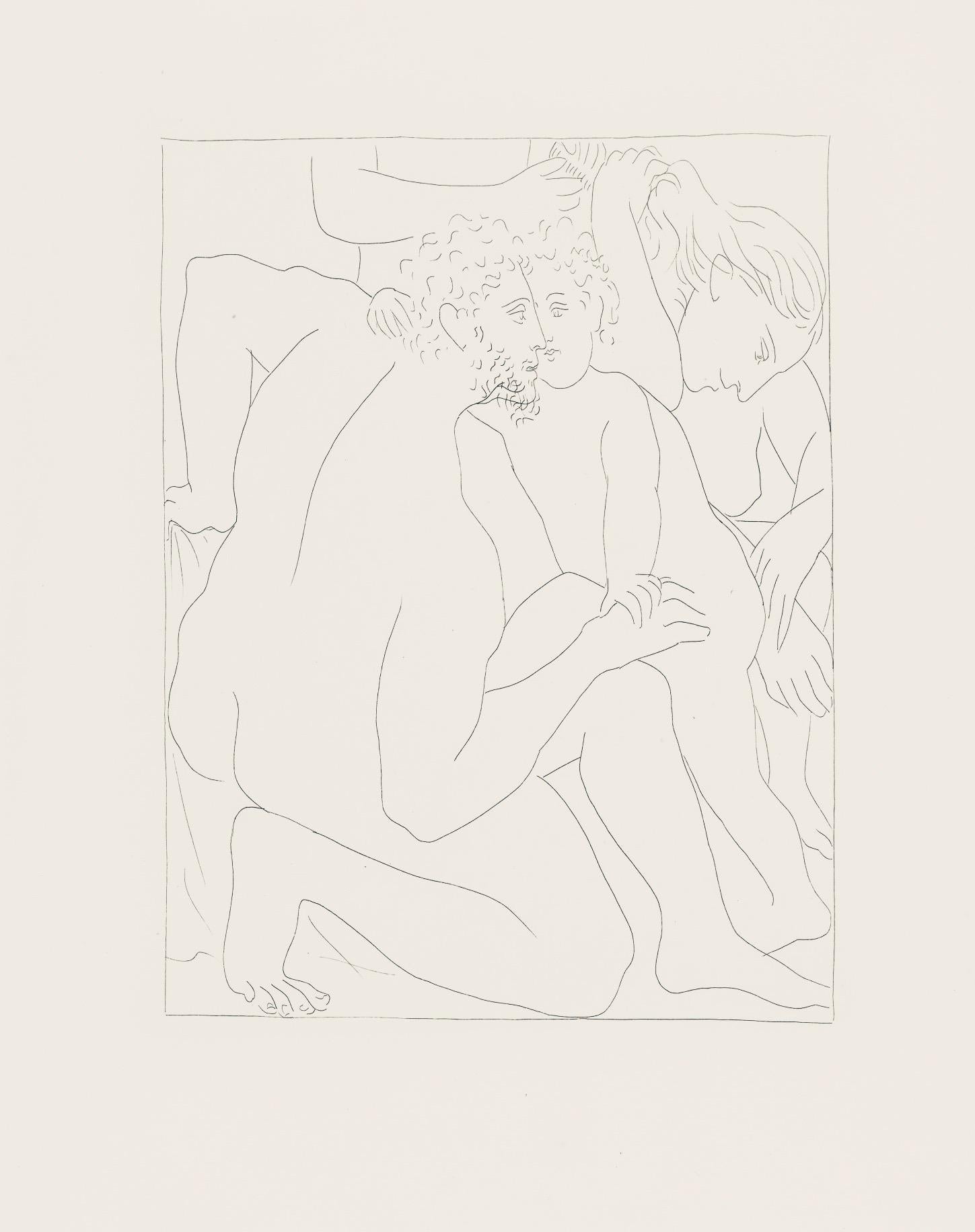 Support : Lithographie sur papier vélin Vergé fin blanc des papeteries de Bellerive
Année : 1970
Taille du papier : 11.024 x 8.66 pouces
Inscription : Inscription : Non signé et non numéroté, tel que délivré
Notes : Extrait de l'in-folio Les