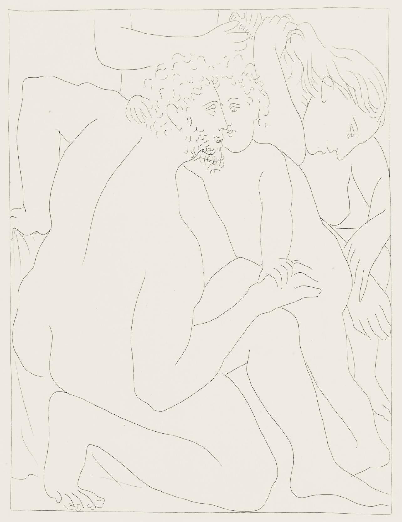 Figurative Print Pablo Picasso - Picasso, Composition, Les Métamorphoses (d'après)