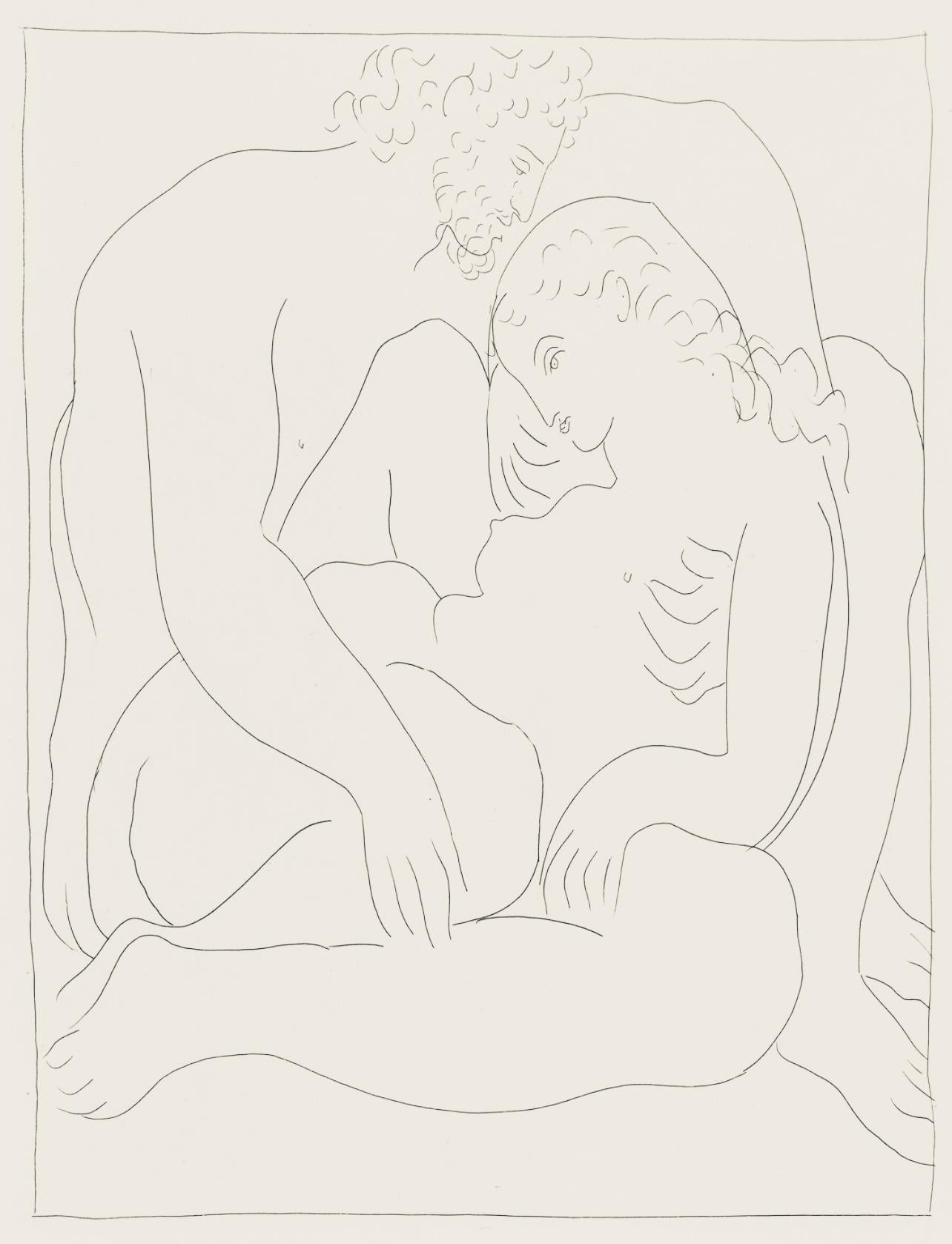 Pablo Picasso Figurative Print - Picasso, Composition, Les Métamorphoses (after)